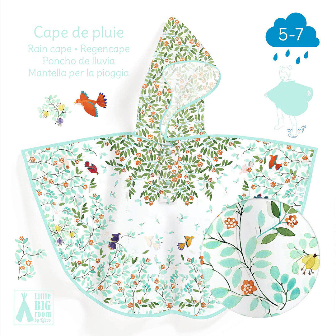 djeco regencape bladeren - 5-7 jaar | DD04681 | 2