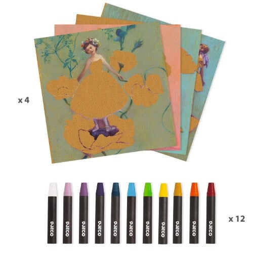 djeco schilderen op kleur the ballerina – edgar degas | DJ09381 | 1
