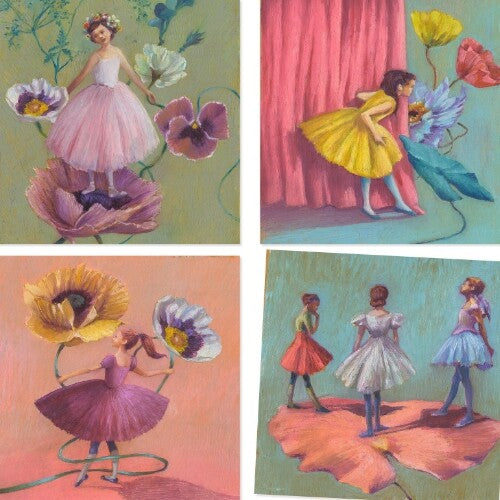 djeco schilderen op kleur the ballerina – edgar degas | DJ09381 | 3