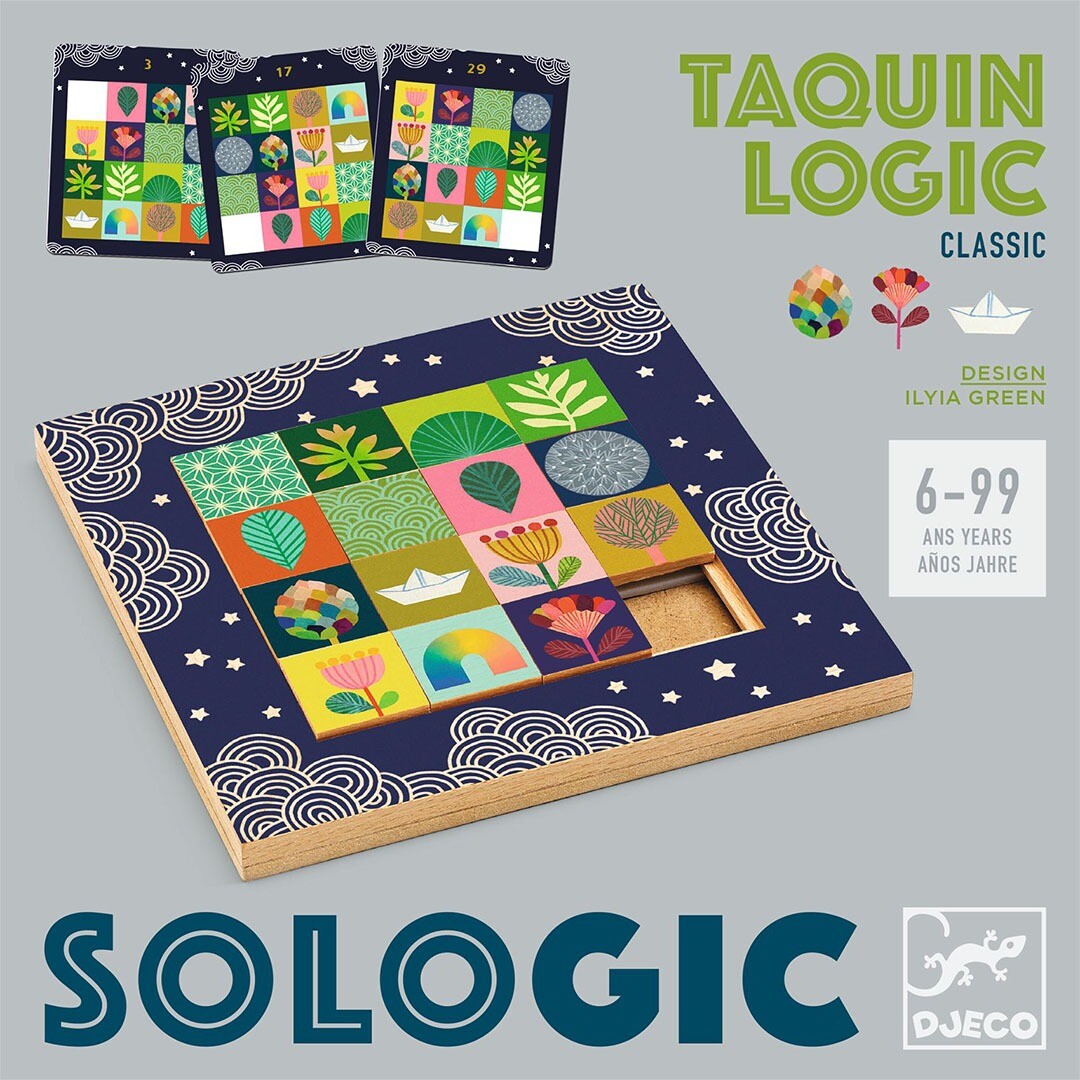 djeco schuifpuzzel taquin logic | DJ00814 | 0