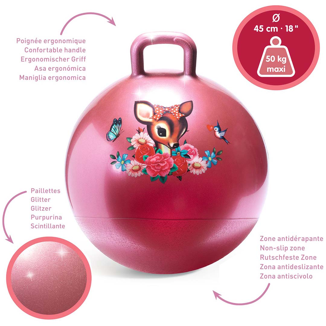 djeco skippybal fiona - 45 cm | DJ00185 | 2