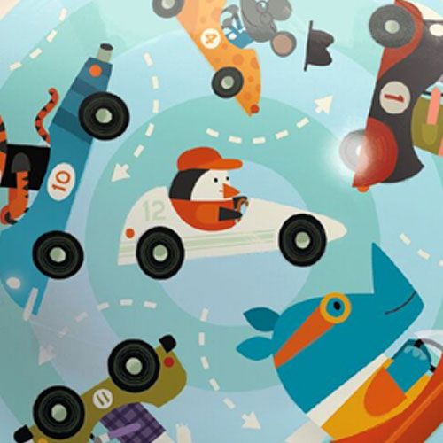 djeco speelbal verkeer - 22 cm | DJ00162 | 1