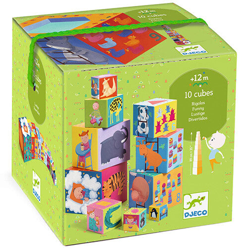 djeco stapelblokken dieren & tellen  | DJ08503 | 1