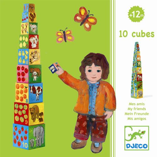djeco stapelblokken mijn vriendjes | DJ08506 | 5