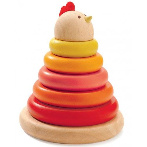 djeco stapeltoren moeder kip | DJ06303 | 0