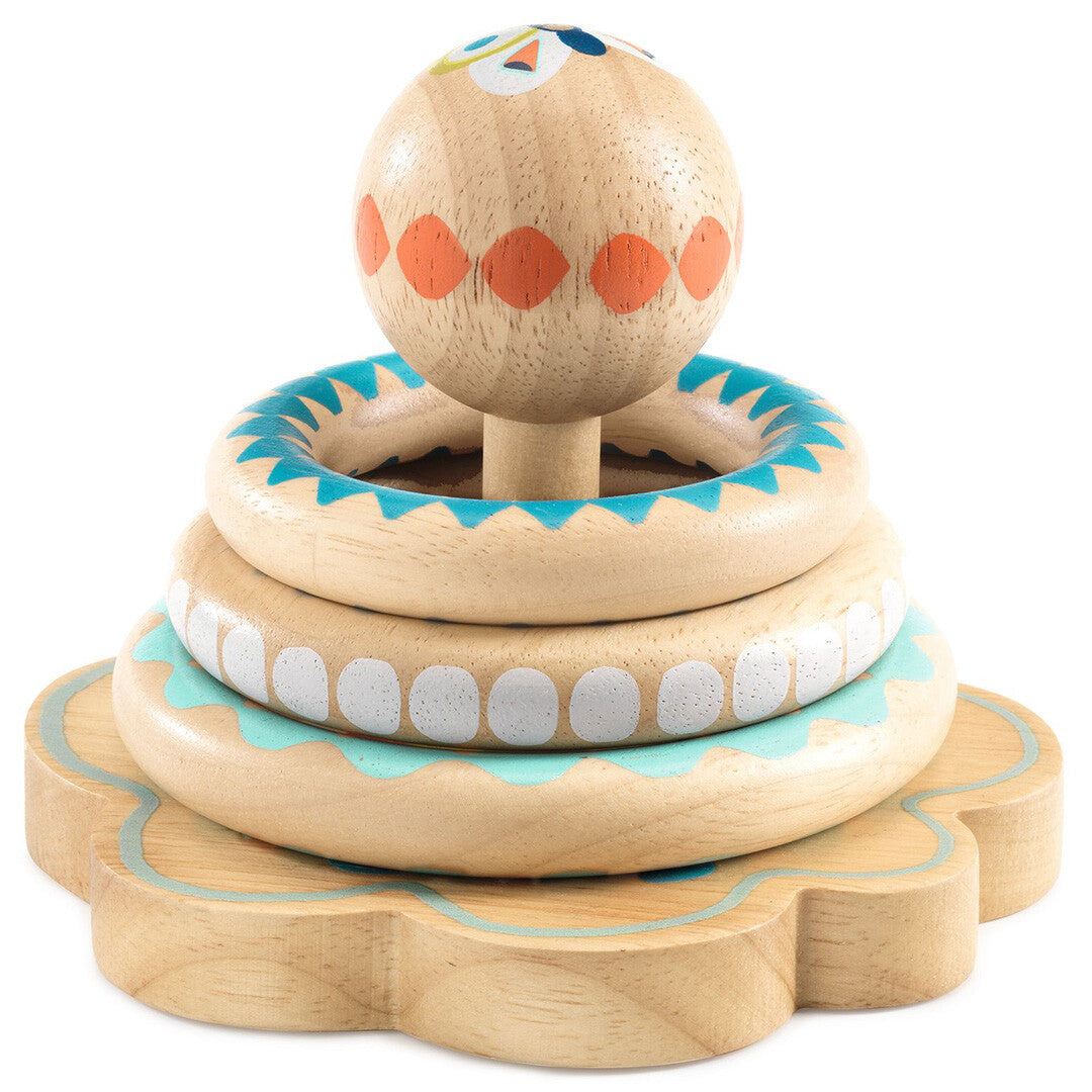 djeco stapeltoren ringen - babyhoopi | DJ06148 | 1