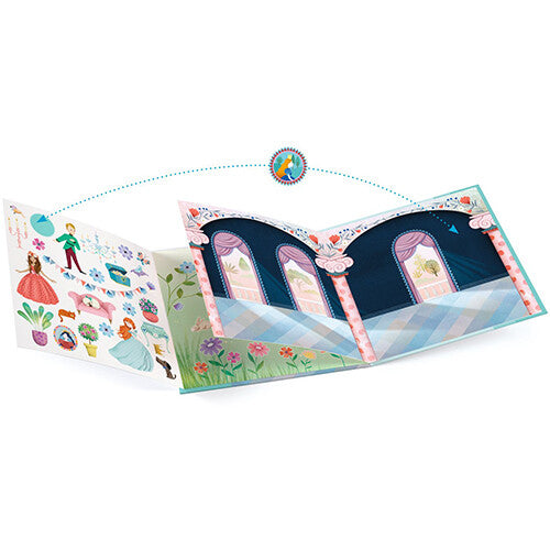 djeco stickerboek kasteelleven | DJ08954 | 1