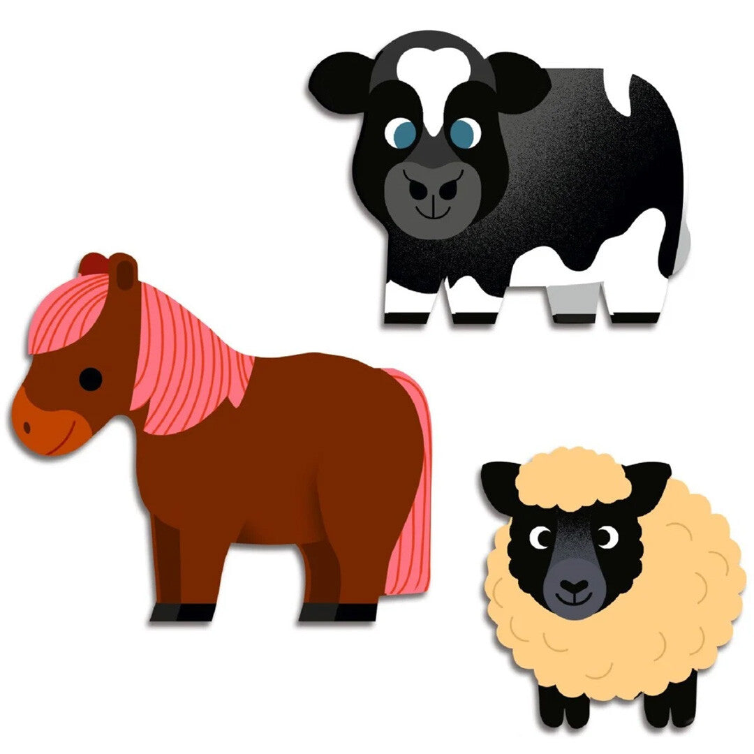 djeco stickers boerderijdieren - 62st | DJ00056 | 1