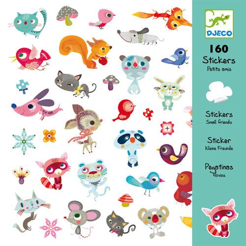 djeco stickers kleine vrienden - 160st | DJ08842 | 0