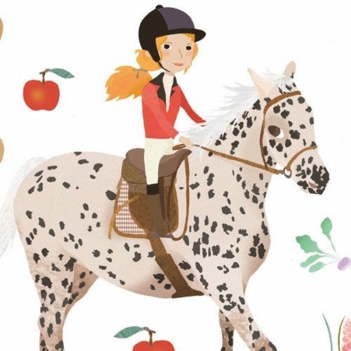 djeco stickers paarden - 160st | DJ08881 | 1