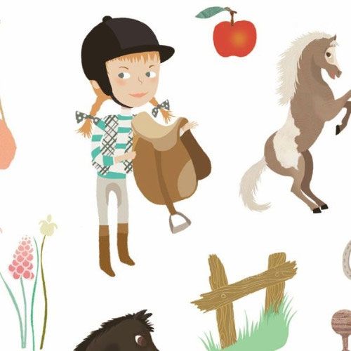 djeco stickers paarden - 160st | DJ08881 | 3