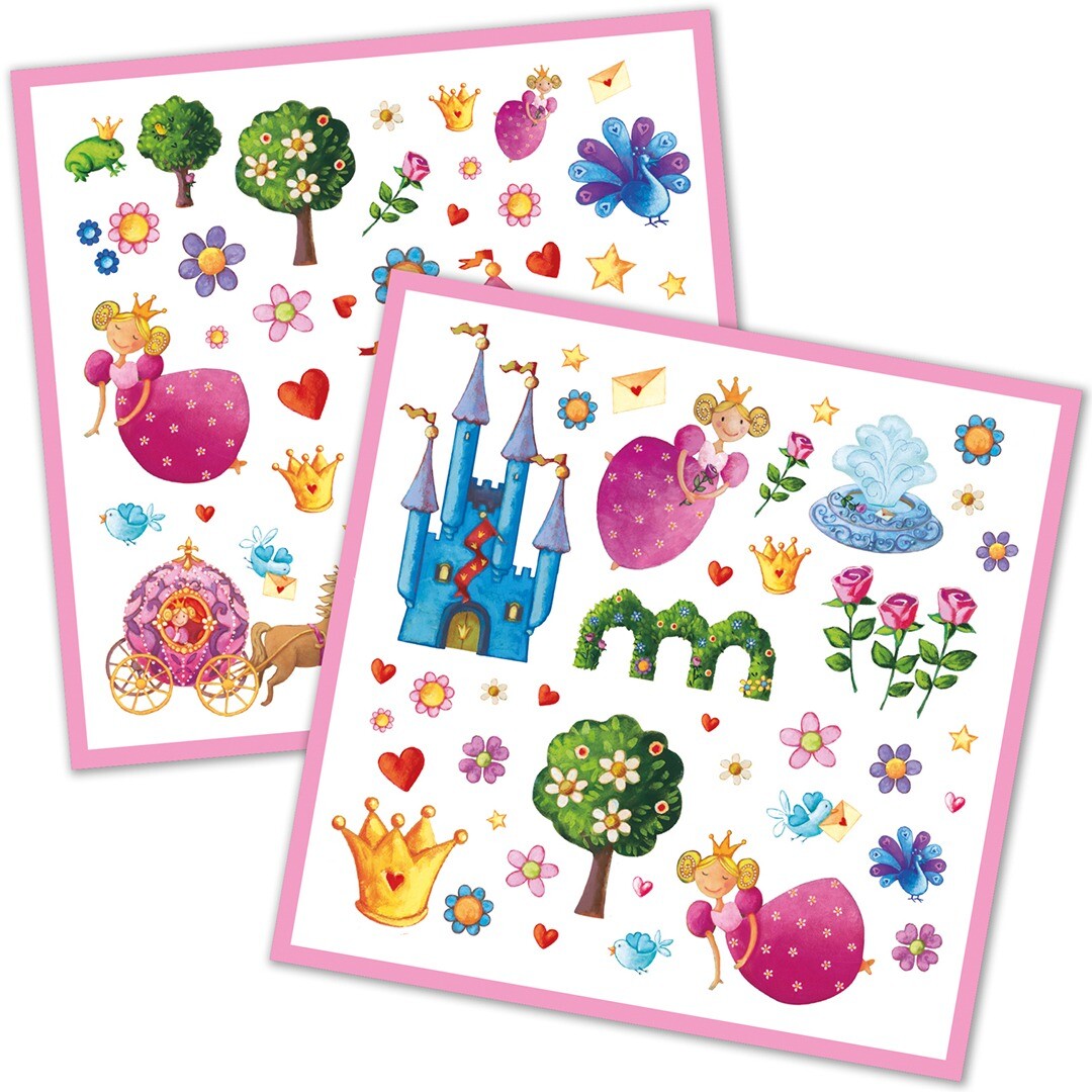 djeco stickers prinsessen - 160st | DJ08830 | 3