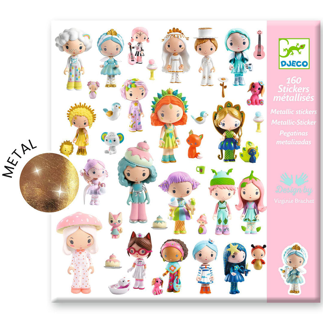djeco stickers the little world of tinyly - 160st | DJ09286 | 0