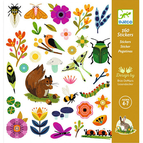 djeco stickers tuin - 160st | DJ09272 | 0