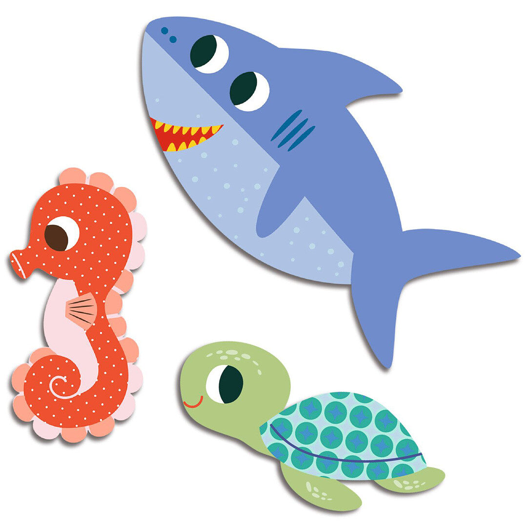 djeco stickers zeedieren - 62st | DJ00057 | 1