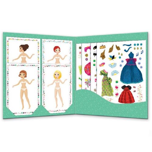 djeco stickerset aankleedpoppen modellen | DJ09691 | 1
