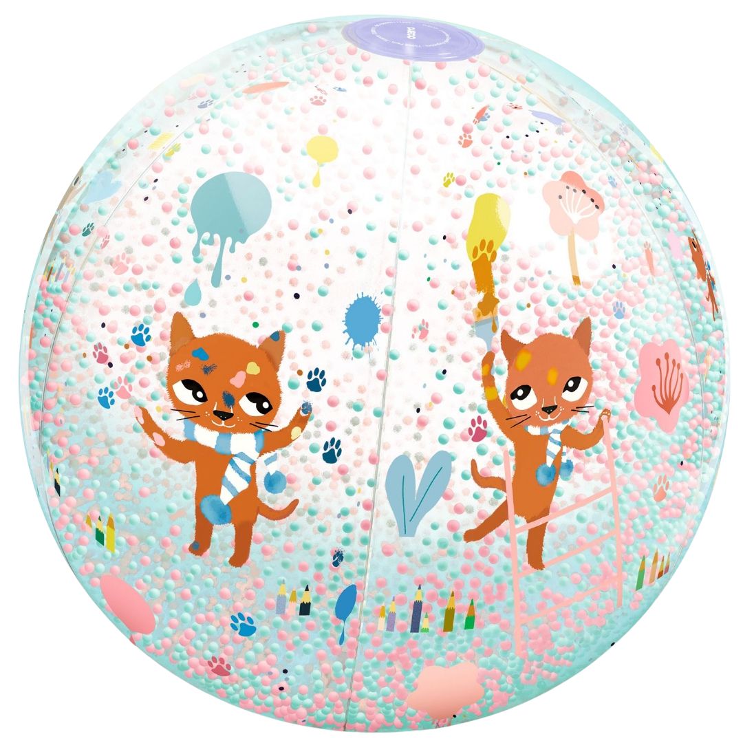 djeco strandbal bubbels - chamalow | DJ00177 | 0