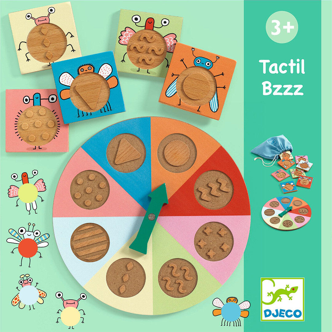 djeco tactiel spel - tactil-bzzz | DJ08259 | 1