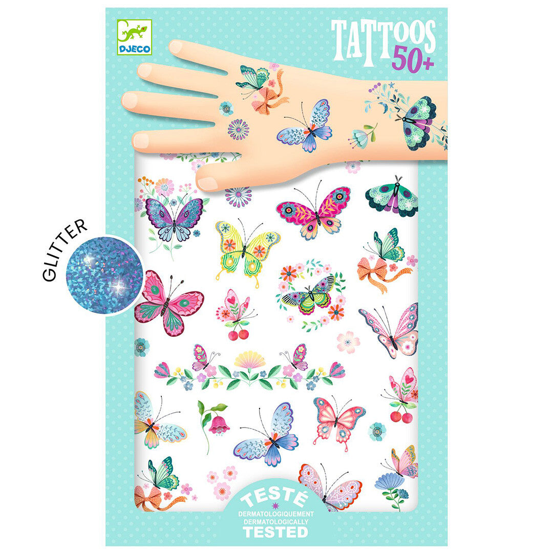 djeco tattoos droomvlinders | DJ09249 | 0