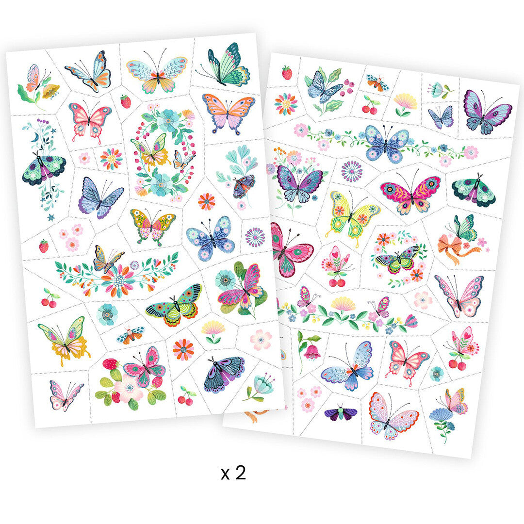 djeco tattoos droomvlinders | DJ09249 | 1