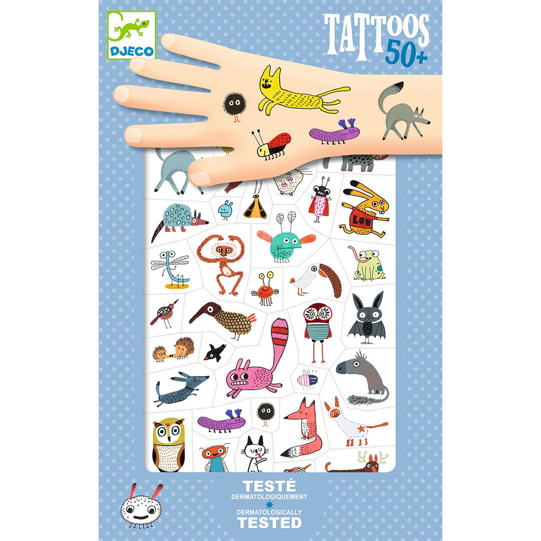 djeco tattoos little critters | DJ09911 | 0