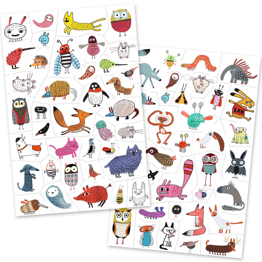 djeco tattoos little critters | DJ09911 | 1