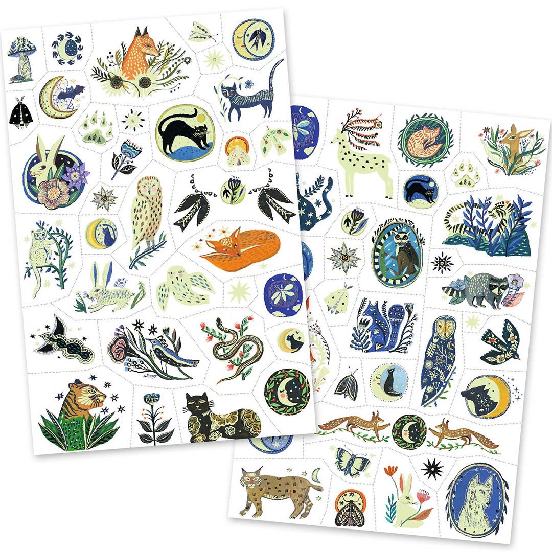 djeco tattoos nighttime reflections | DJ09618 | 1