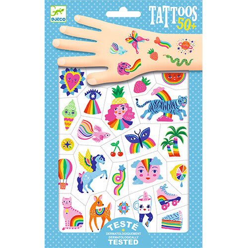 djeco tattoos regenboog | DJ09617 | 0