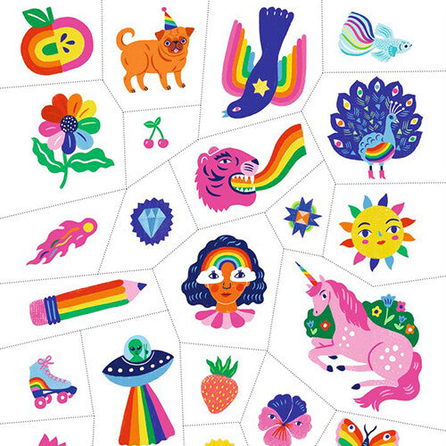 djeco tattoos regenboog | DJ09617 | 3