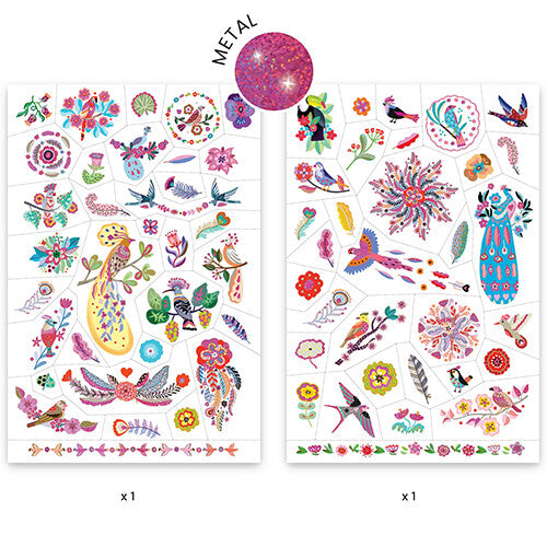 djeco tattoos vogels | DJ09615 | 1