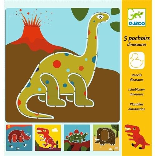 djeco tekensjablonen dino's | DJ08863 | 0