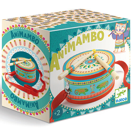 djeco trommel met hengsel animambo | DJ06004 | 1