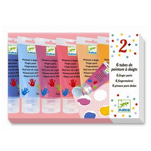 djeco tubes vingerverf pastel | DJ09000 | 0