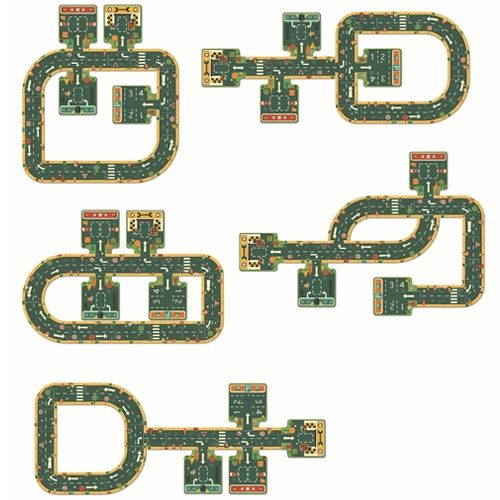 djeco vloerpuzzel autoweg - 21st | DJ07162 | 1