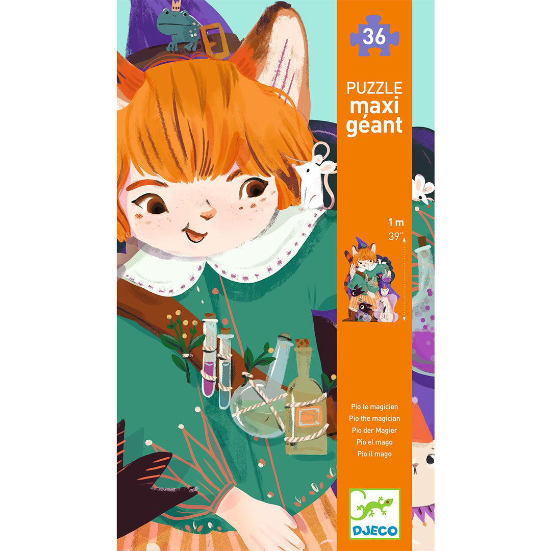 djeco vloerpuzzel pio de magiër - 36st | DJ07018 | 1