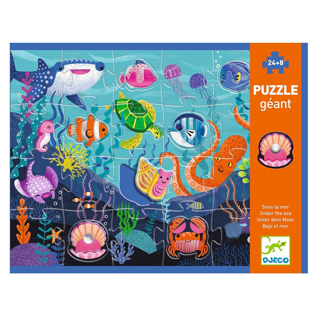 djeco xl puzzel oceaan dieren - 32st | DJ07166 | 3