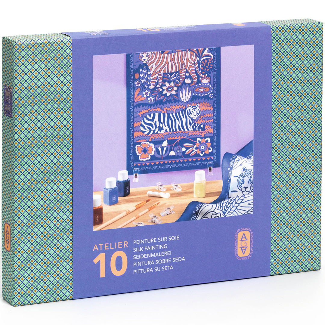 djeco knutselset atelier 10 - zijde schilderen | GA10010 | 0