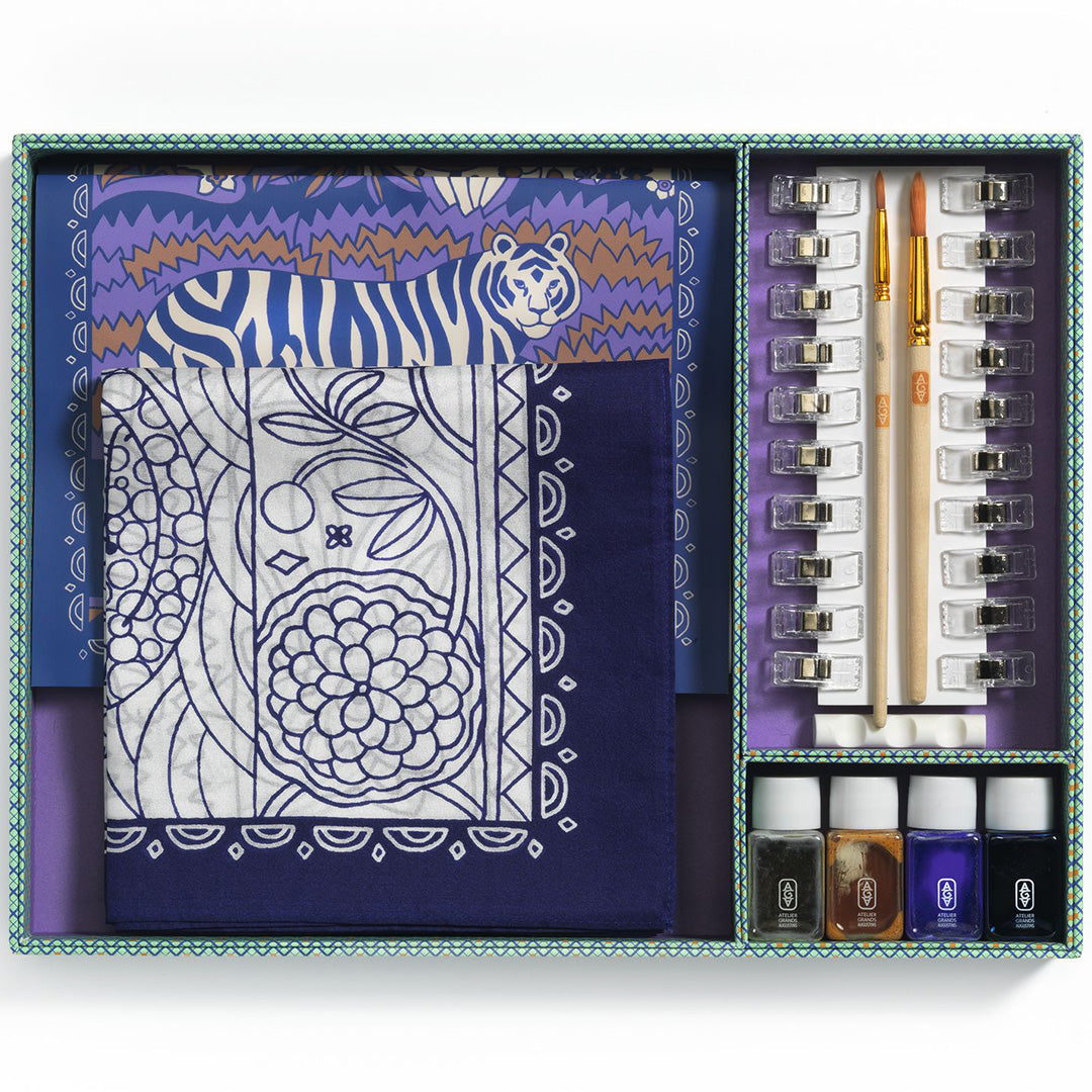 djeco knutselset atelier 10 - zijde schilderen | GA10010 | 4