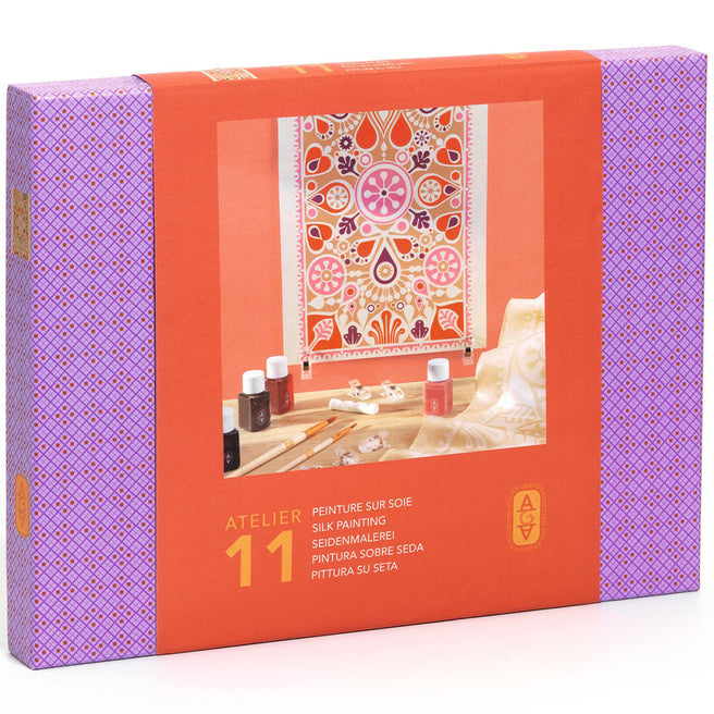 djeco knutselset atelier 11 - zijde schilderen | GA10011 | 0