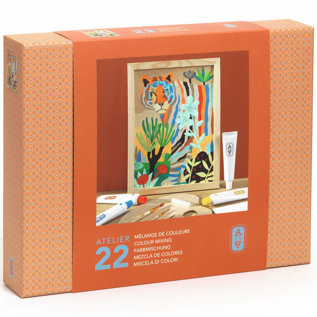 djeco knutselset atelier 22 - kleuren mixen | GA10022 | 0