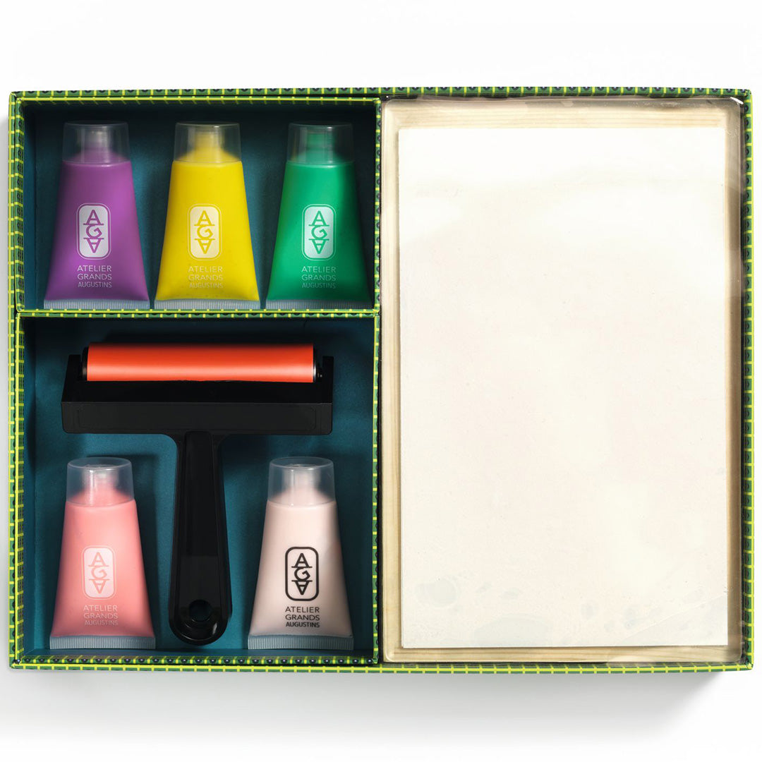 djeco knutselset atelier 46 - gel afdrukken | GA10046 | 4