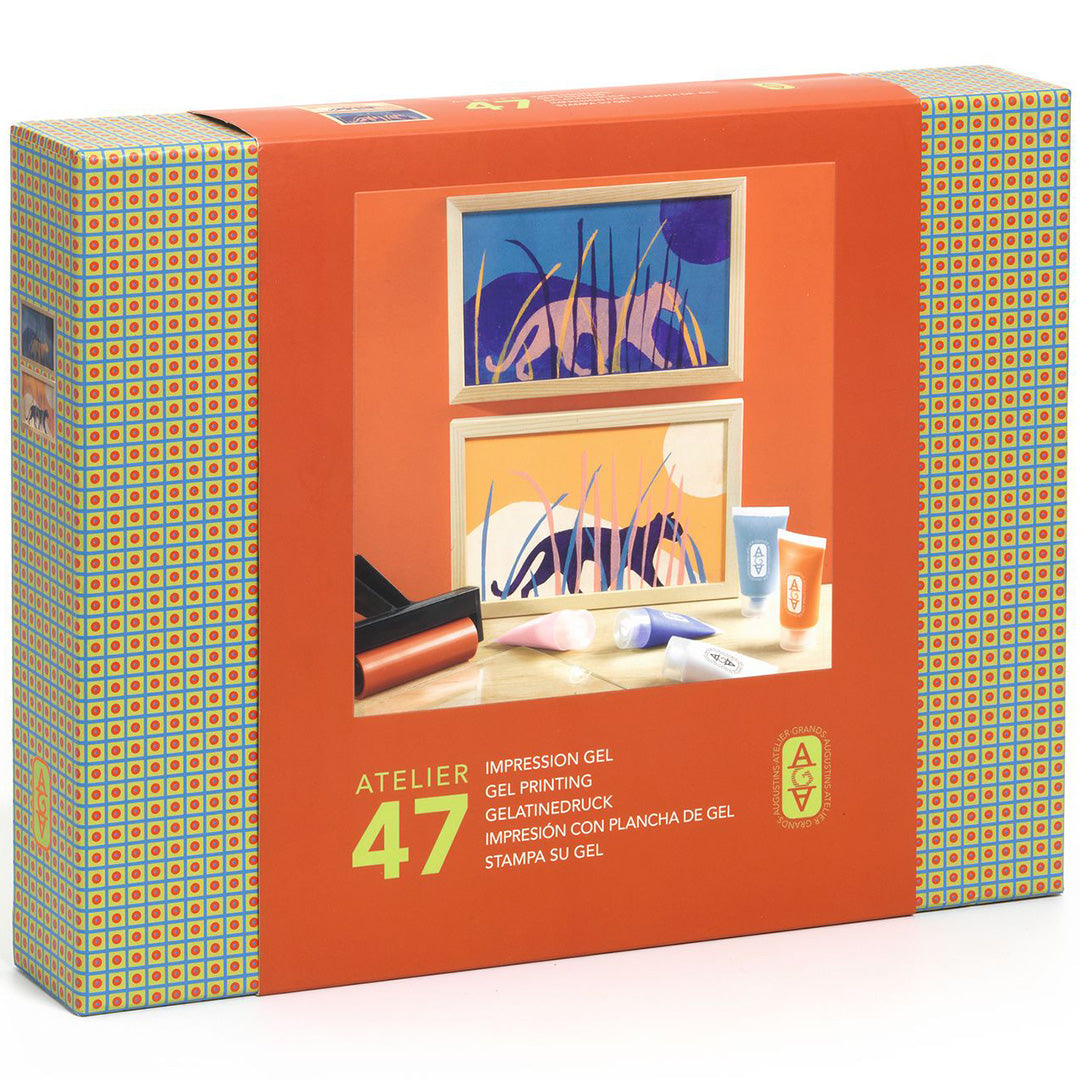 djeco knutselset atelier 47 - gel afdrukken | GA10047 | 0