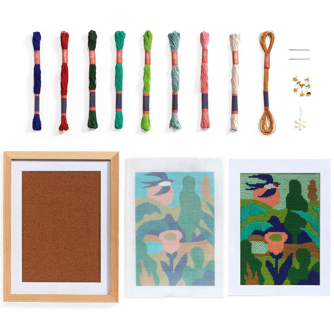 djeco knutselset atelier 65 - naaldkunst | GA10065 | 3