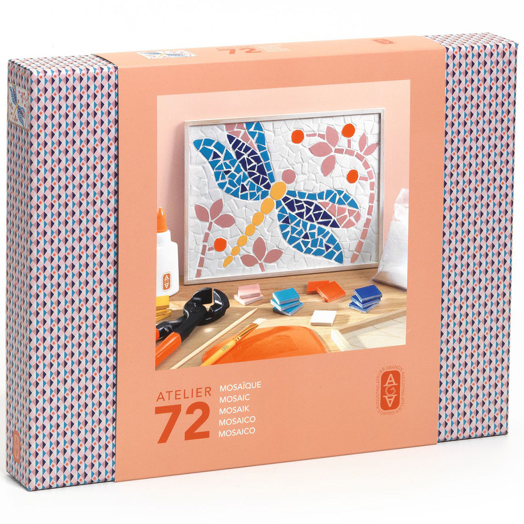 djeco knutselset atelier 72 - mozaïek | GA10072 | 0