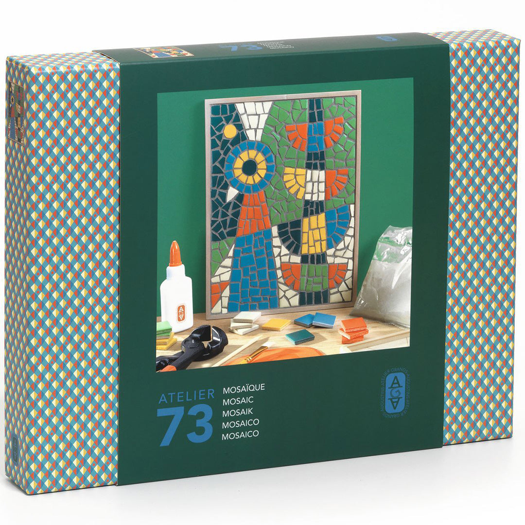 djeco knutselset atelier 73 - mozaïek | GA10073 | 0