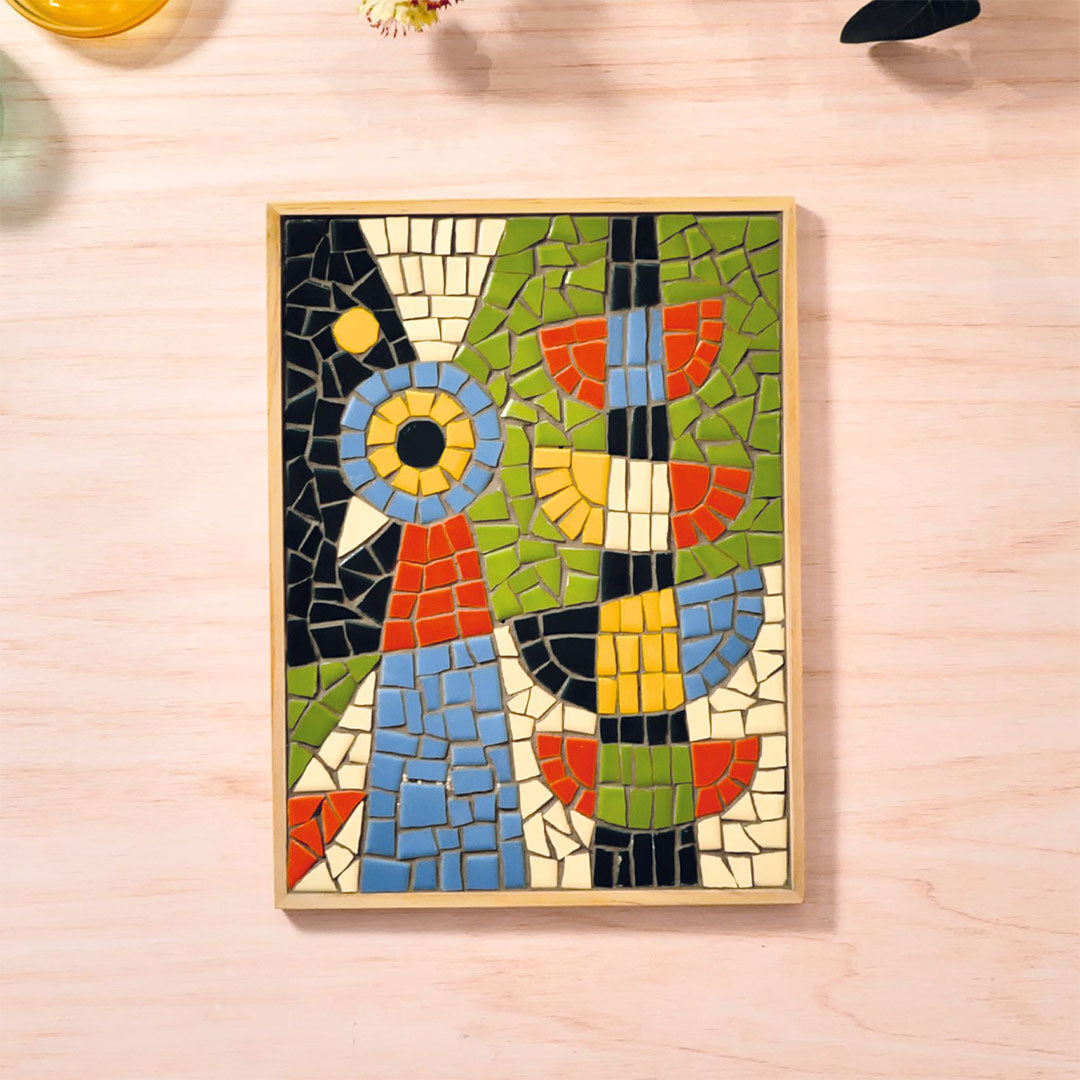 djeco knutselset atelier 73 - mozaïek | ilovespeelgoed