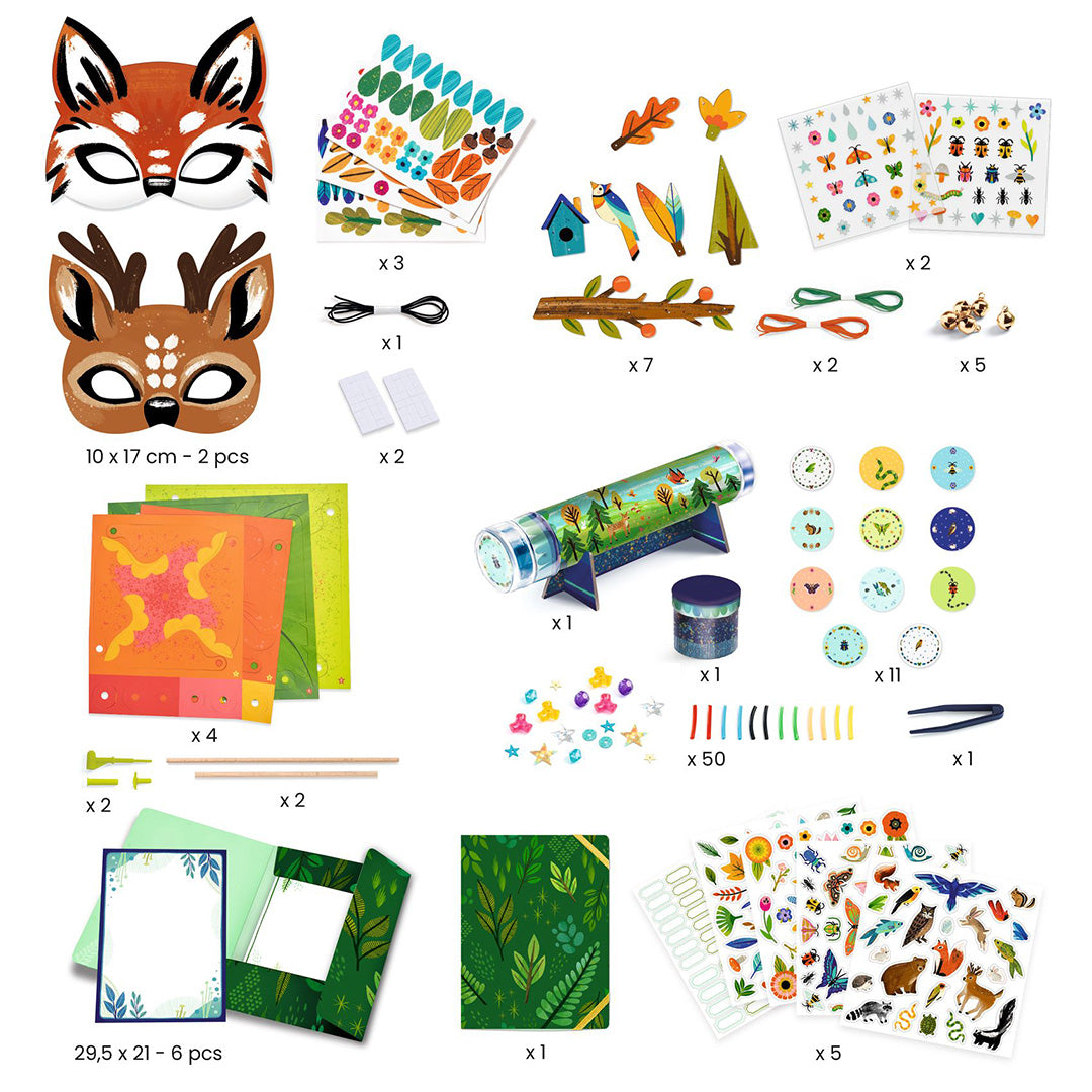 djeco knutselset diy natuur - 5 activiteiten | DJ07933 | 3