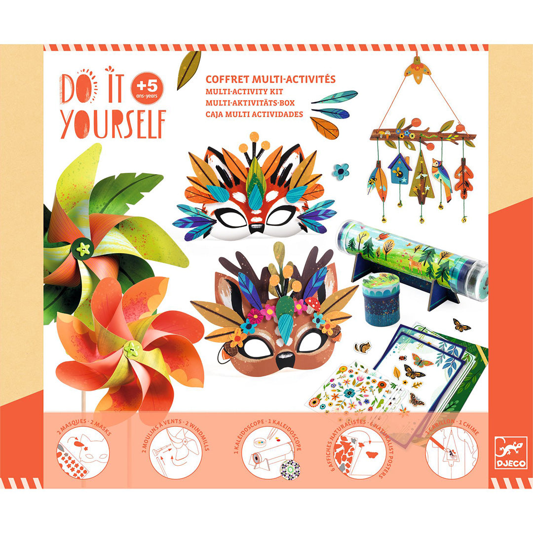 djeco knutselset diy natuur - 5 activiteiten | DJ07933 | 5