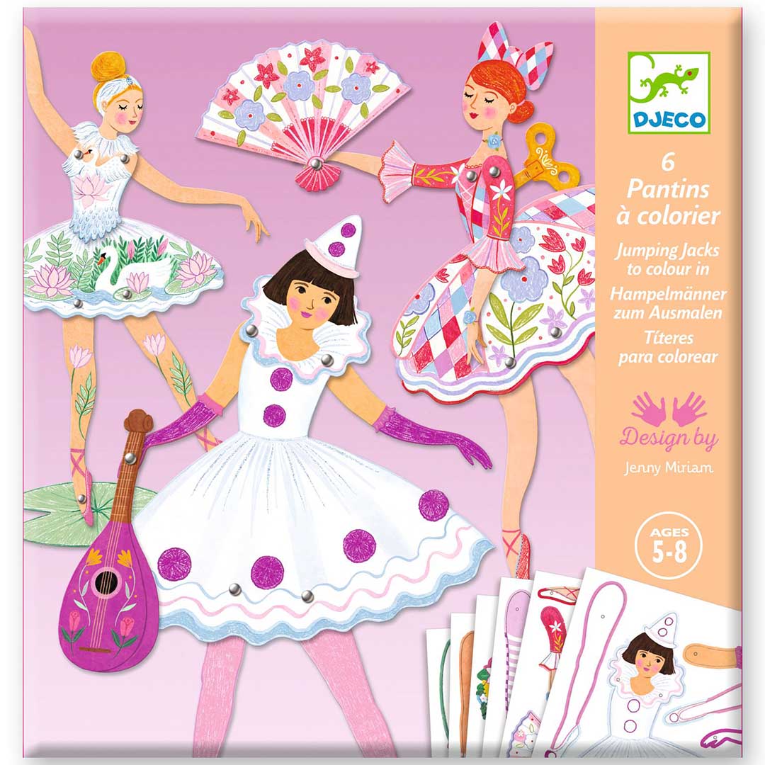 djeco knutselset marionetten - tutu's | DJ09649 |  3