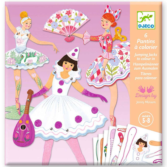 djeco knutselset marionetten - tutu's | DJ09649 |  3